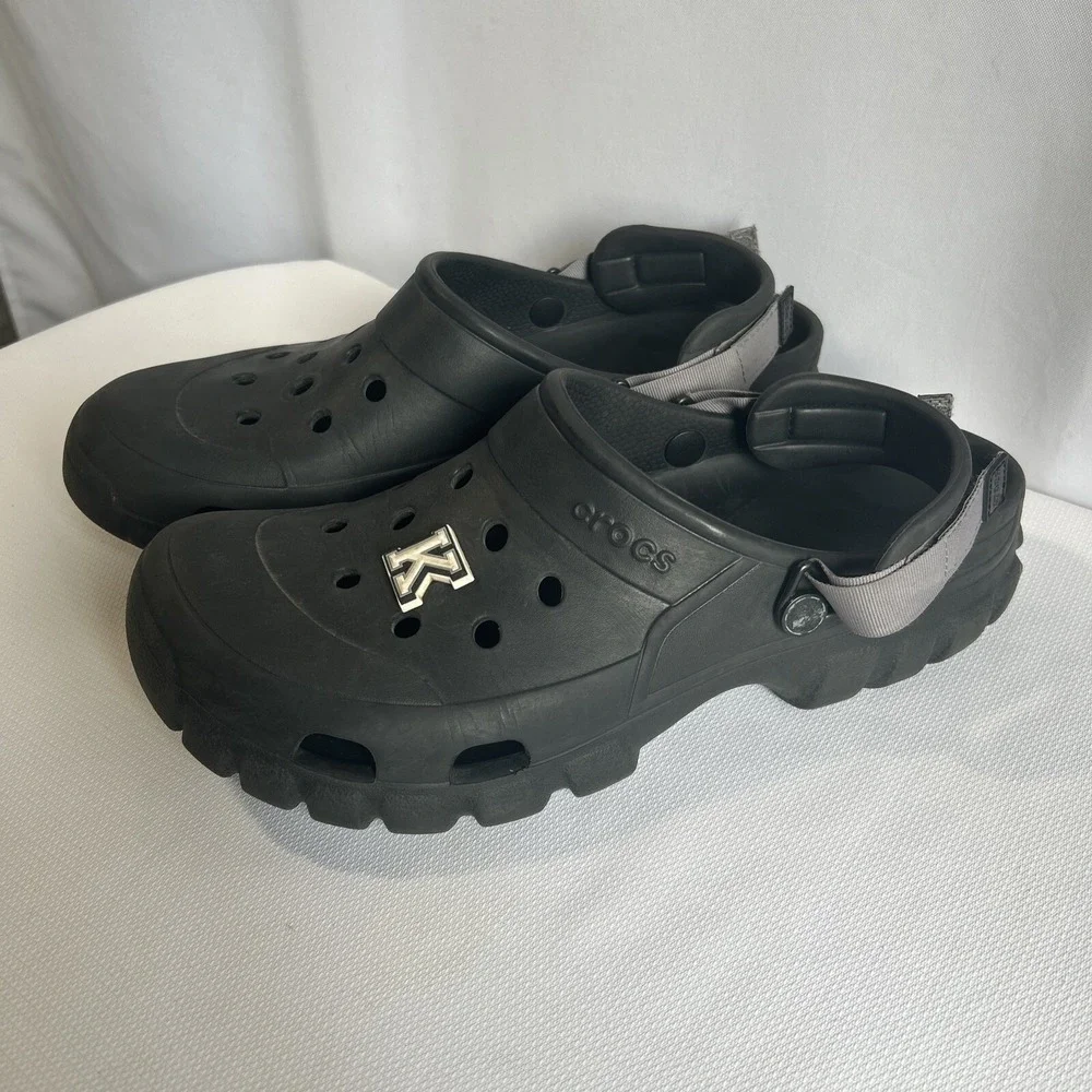 Crocs Classic All-Terrain Clogs Iconic Comfort Black Size Men's 12 M Adjustable